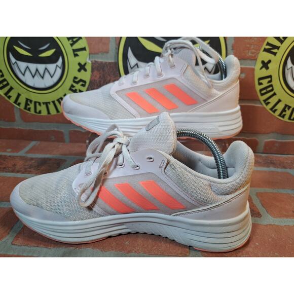 Adidas Ladies Galaxy 5 training shoes Pink/white Size 8.5 - Picture 1 of 7